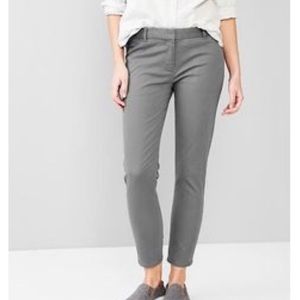Gap Grey Skinny Crop Khakis Size 14 like new